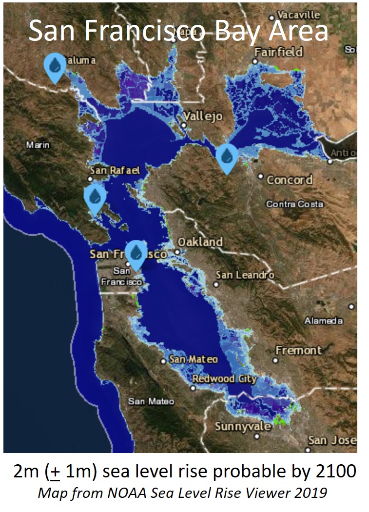 Sea Level Rise Projections For California, Oregon And Washington